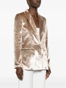 Blazer oro in velluto Peserico donna
