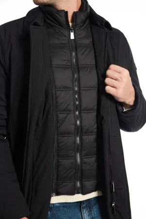 Parka invernale Baldinini da uomo blu scuro