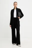 Pantaloni a palazzo in lana Baldinini da donna neri
