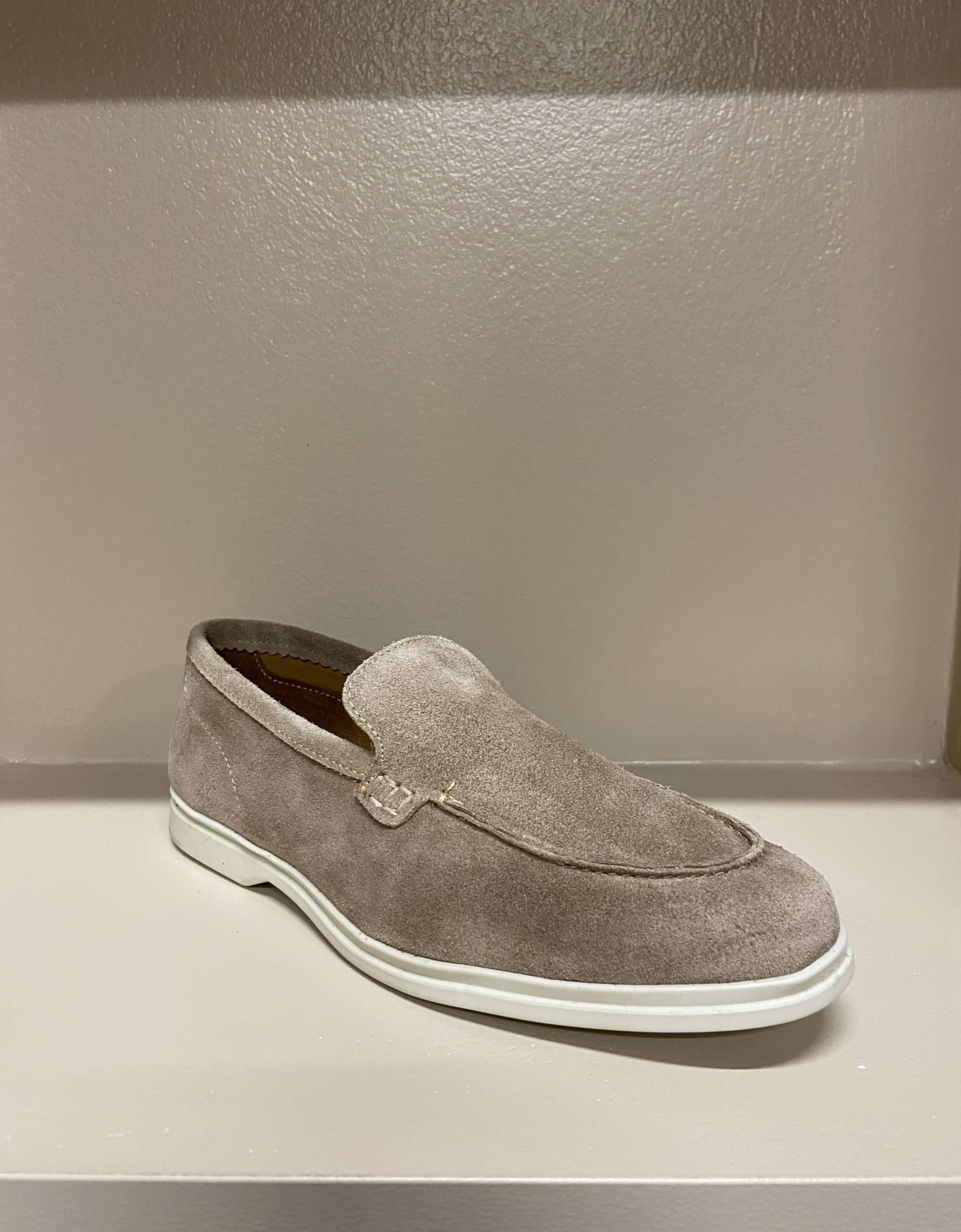 Mocassini scamosciati beige Cerruti 1881 uomo