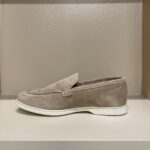 Mocassini scamosciati beige Cerruti 1881 uomo