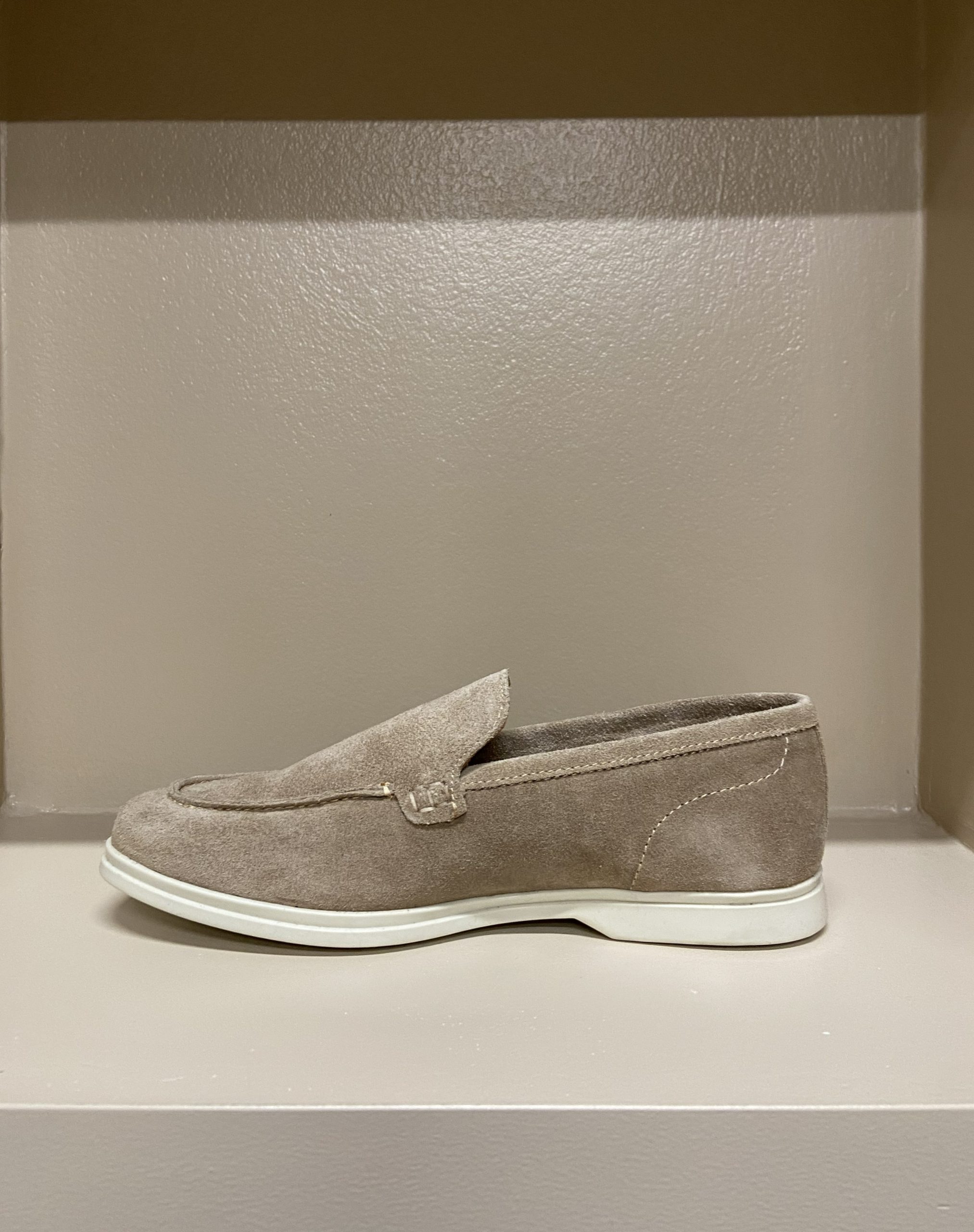 Mocassini scamosciati beige Cerruti 1881 uomo