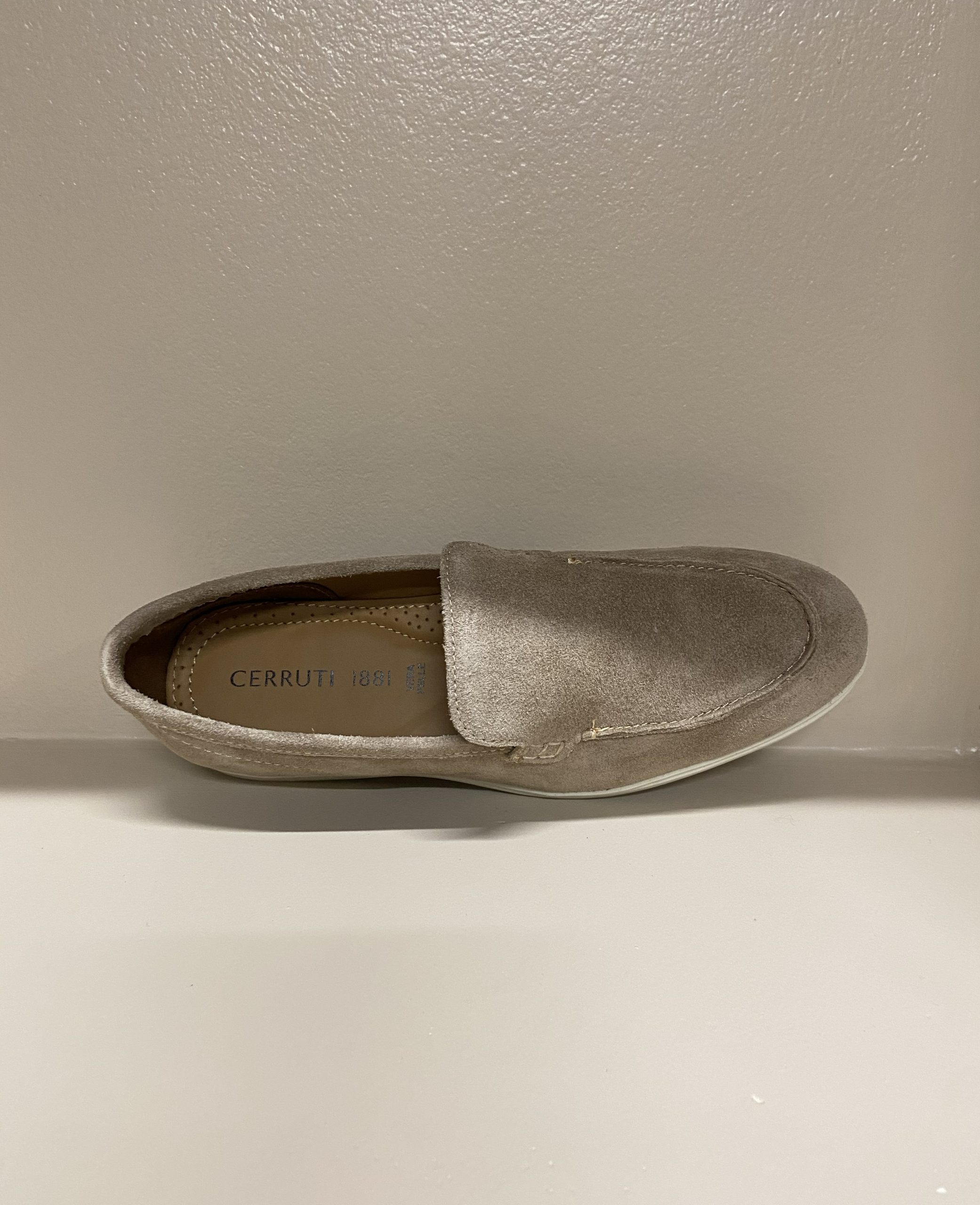 Mocassini scamosciati beige Cerruti 1881 uomo