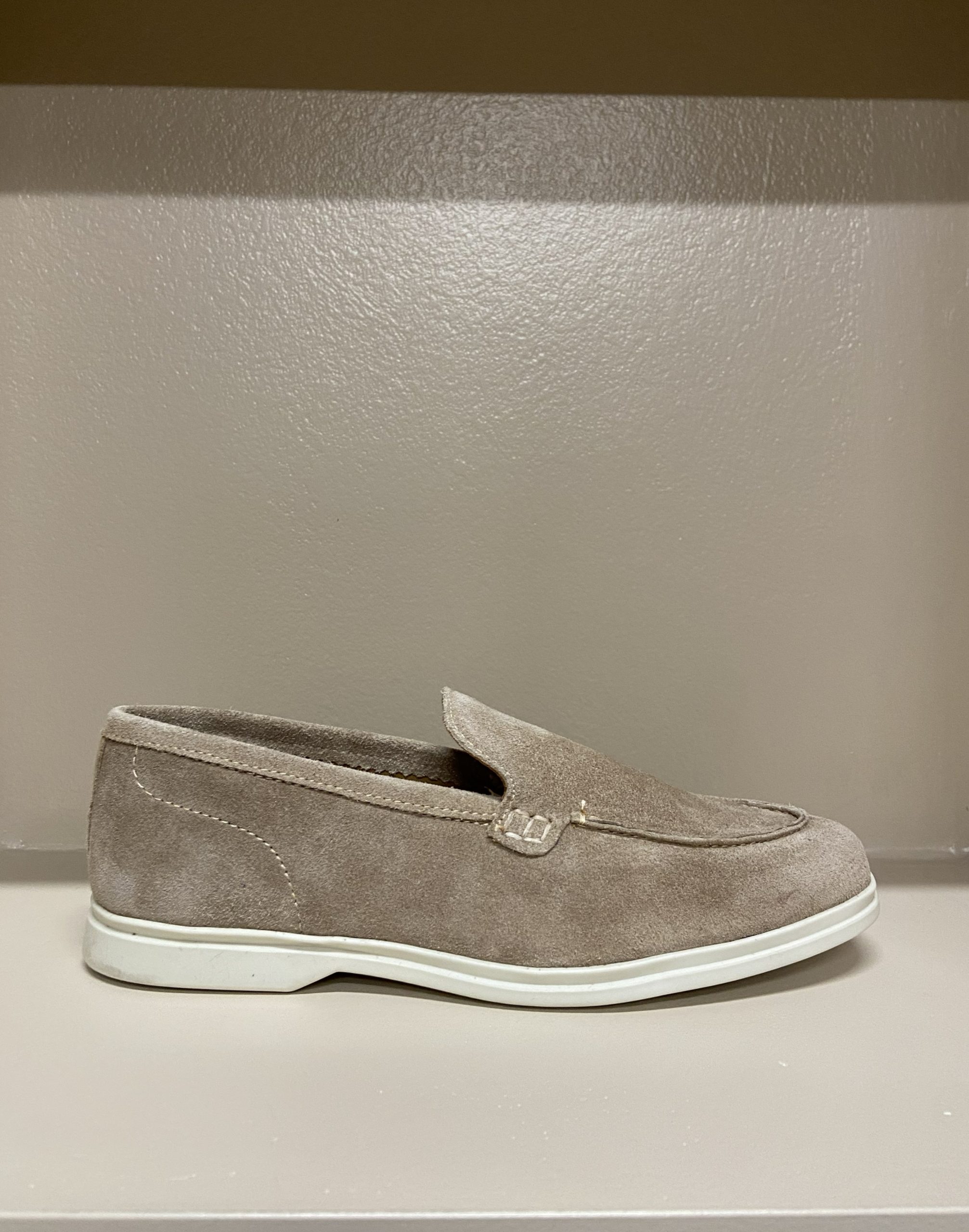 Mocassini scamosciati beige Cerruti 1881 uomo