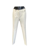 Pantaloni avorio slim Baldinini donna