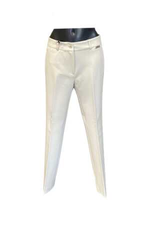 Pantaloni avorio slim Baldinini donna