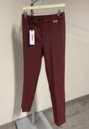 Pantaloni a sigaretta rossi Baldinini donna