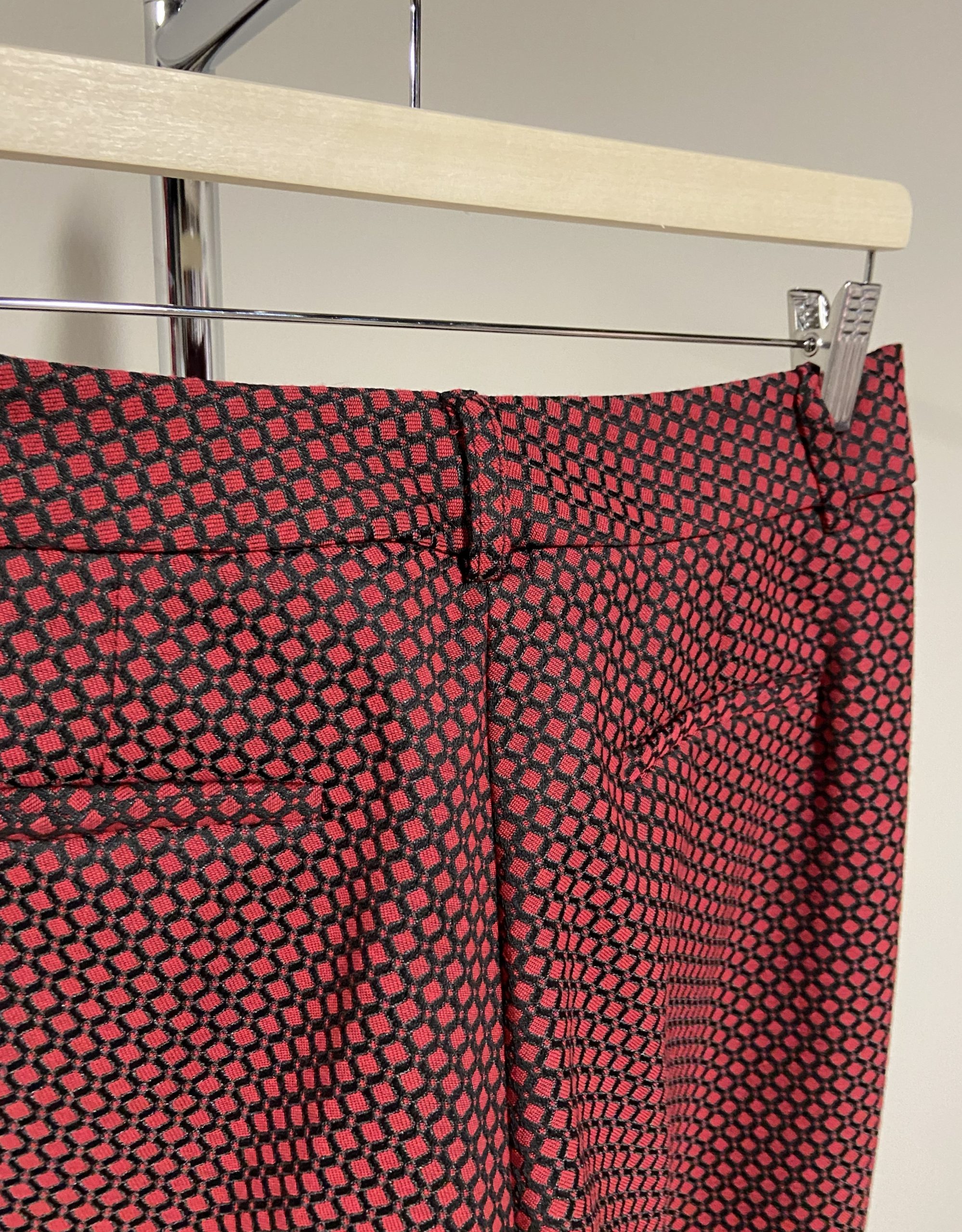 Pantaloni a sigaretta rossi Baldinini donna