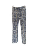 Pantaloni a quadri neri Baldinini donna