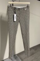 Pantaloni con stampa geometrica bianchi Baldinini donna
