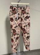 Pantaloni floreali rosa slim fit Baldinini donna