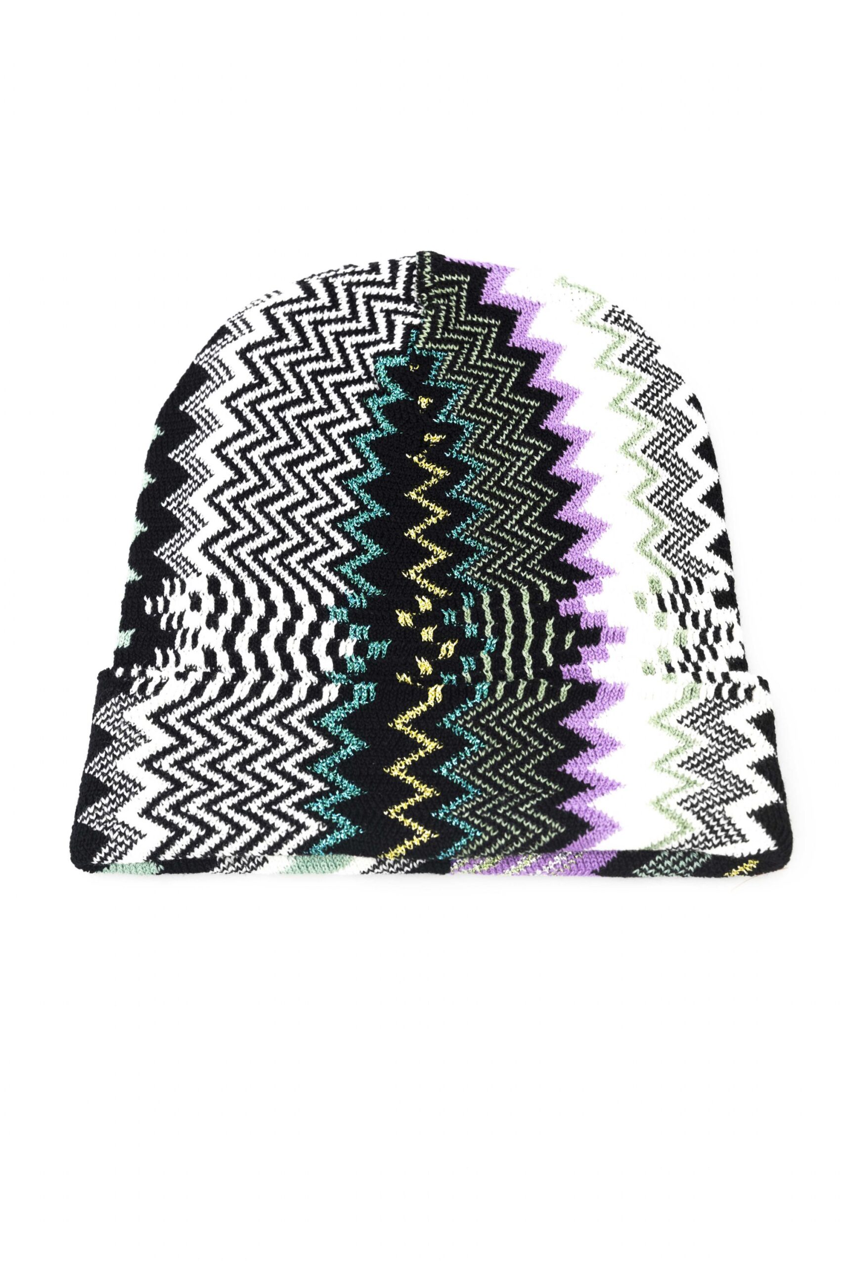 Cappello con motivo geometrico Missoni donna