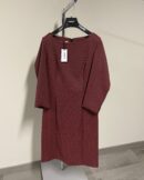 Abito con fantasia geometrica rosso Baldinini donna
