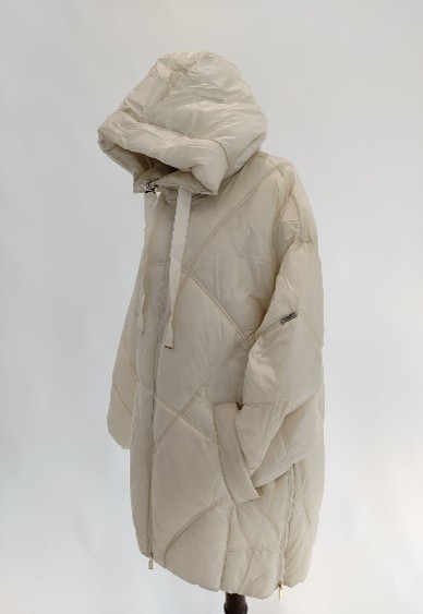 Piumino lungo bianco opaco Trussardi donna