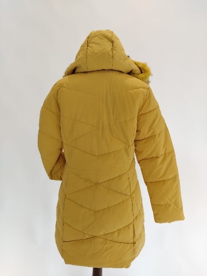 Piumino lungo giallo opaco Trussardi donna