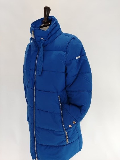 Piumini lungo Trussardi donna blu