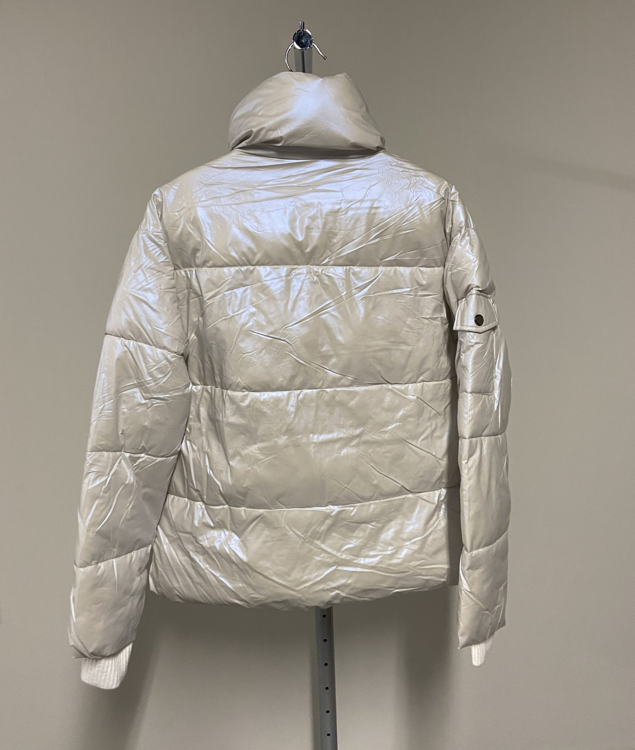 Piumino corto bianco lucido Trussardi donna