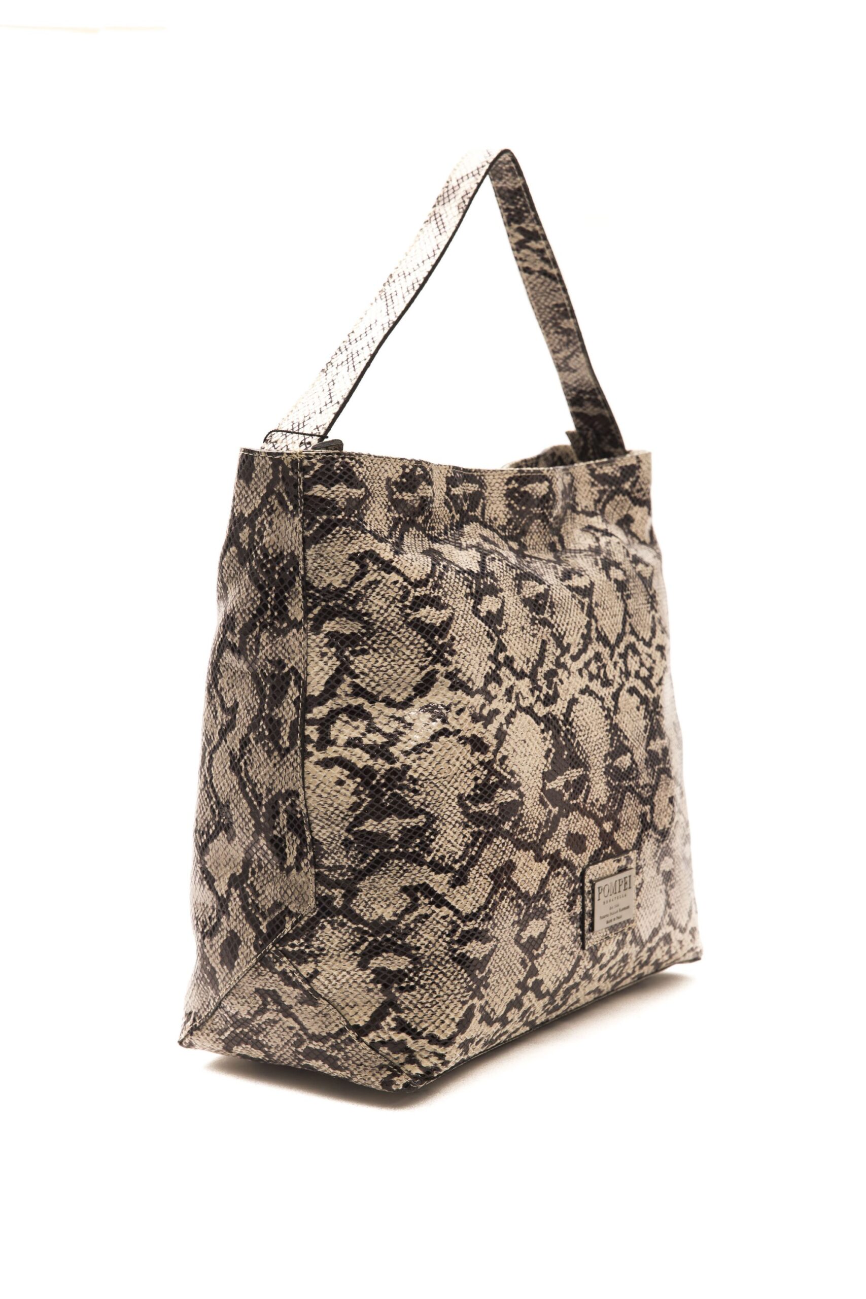 Borsa a spalla pitonata Pompei donna