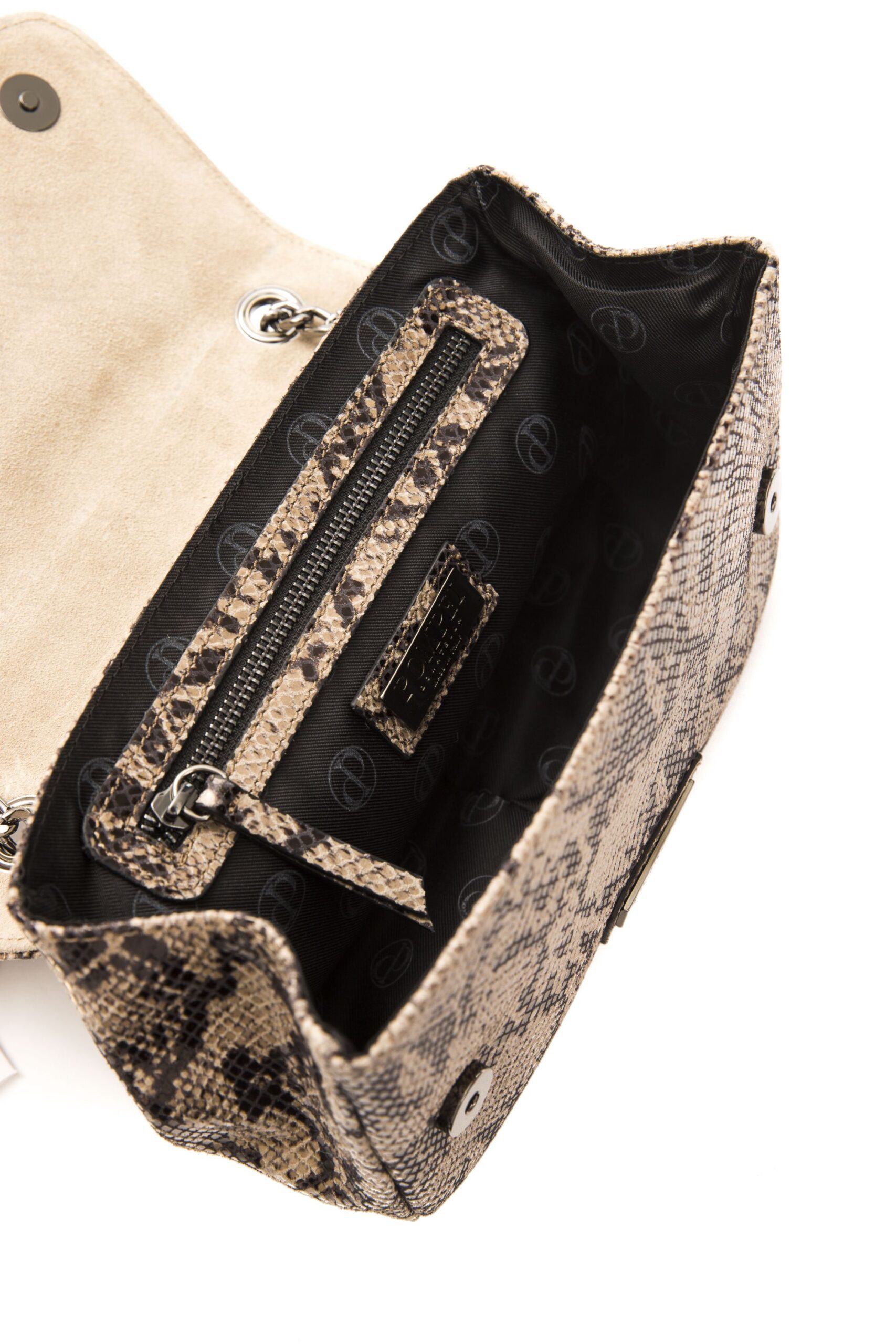 Mini borsa a spalla effetto pitone Pompei donna