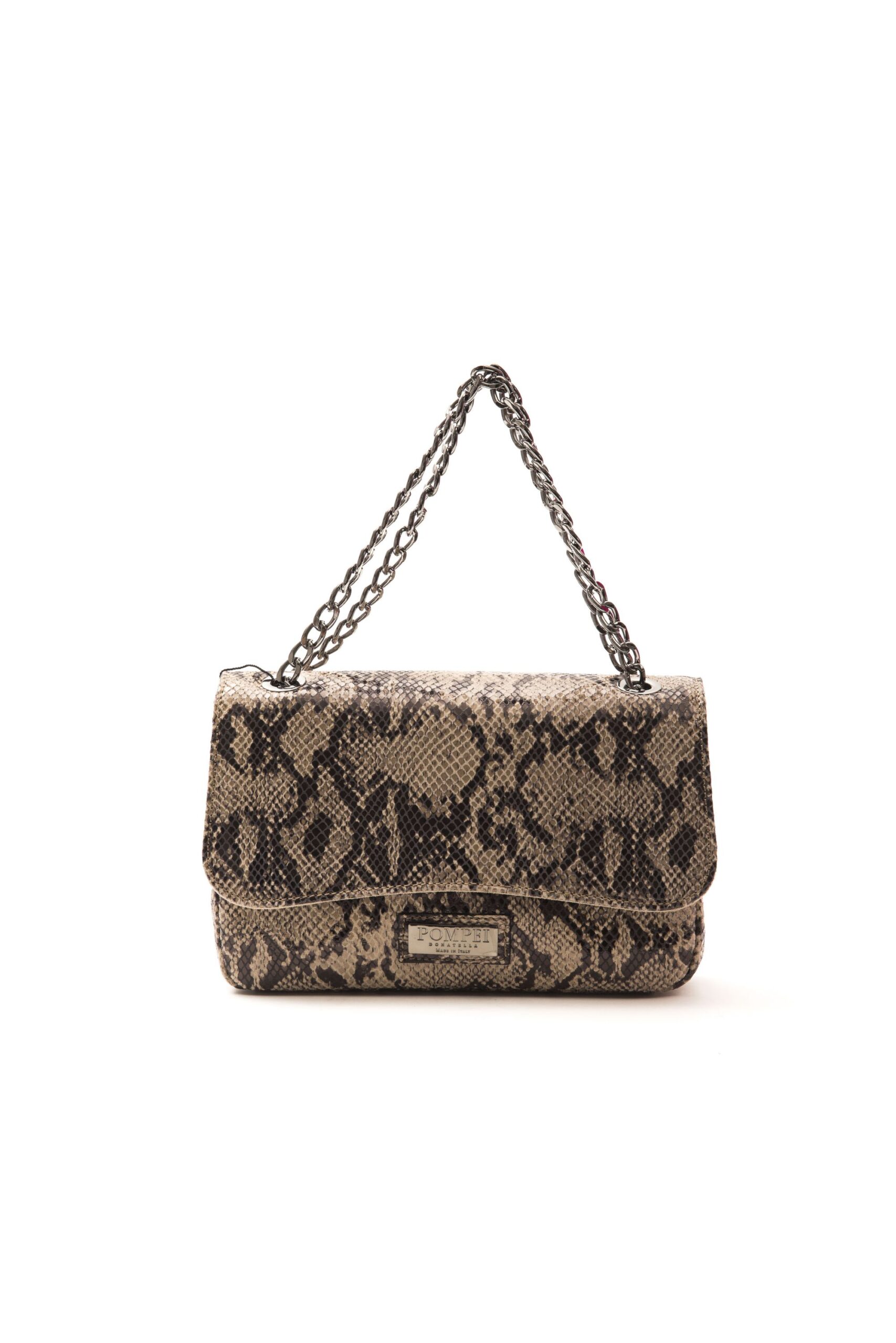Mini borsa a spalla effetto pitone Pompei donna