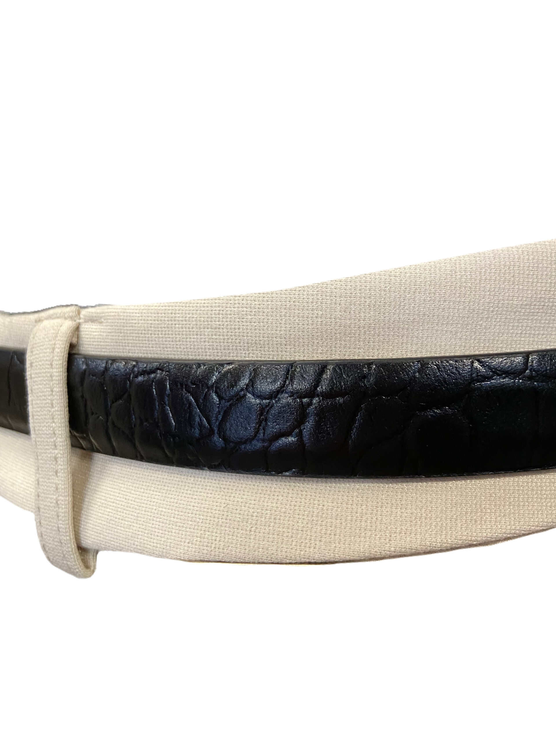 Cintura in pelle nera Frankie Morello donna