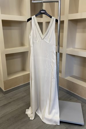 Abito lungo beige Peserico donna