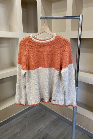 Maglione girocollo beige Baldinini donna