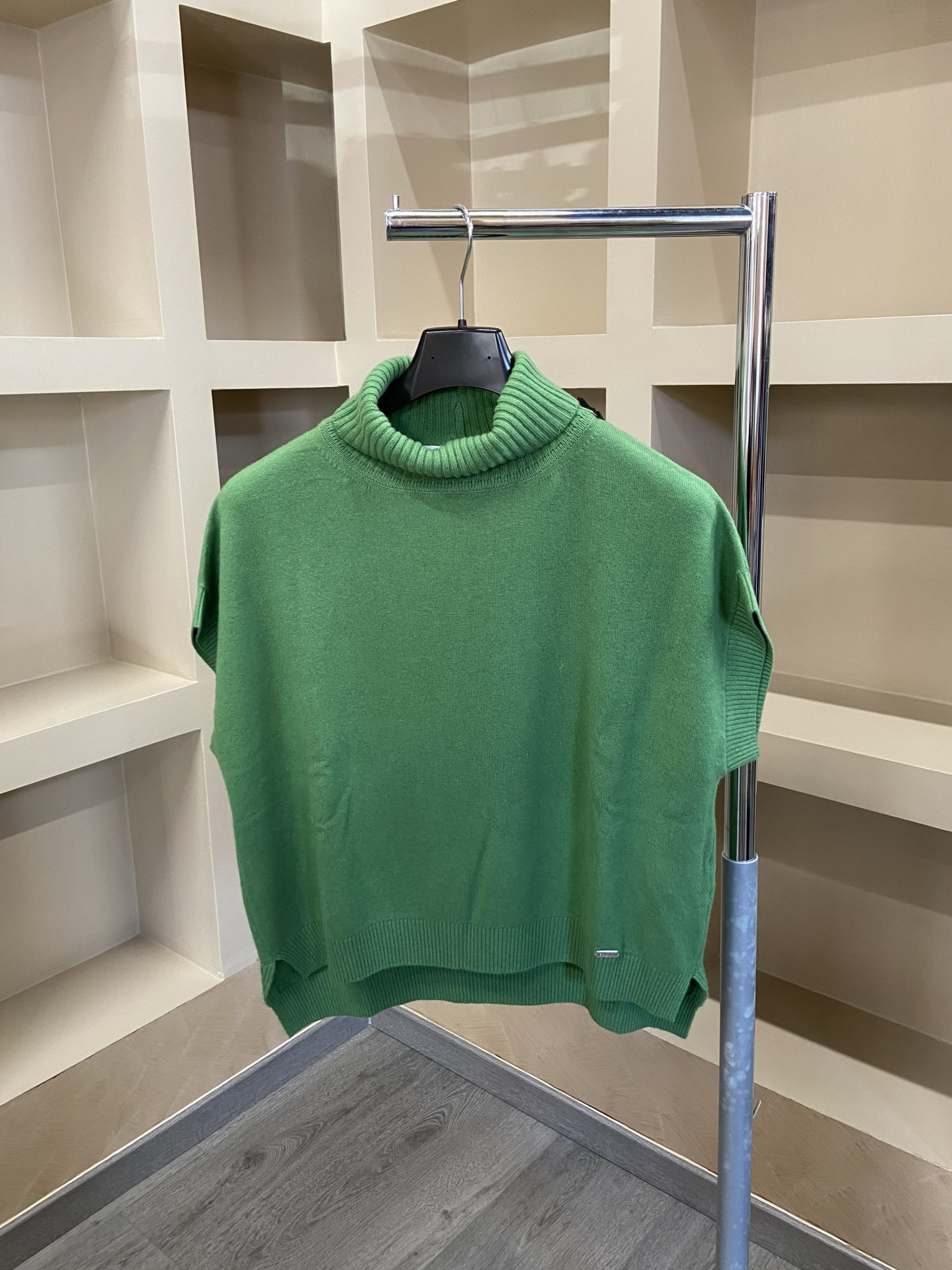 Dolcevita smanicato verde Baldinini donna
