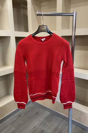 Maglione rosso in misto lana e cashmere GF Ferrè donna