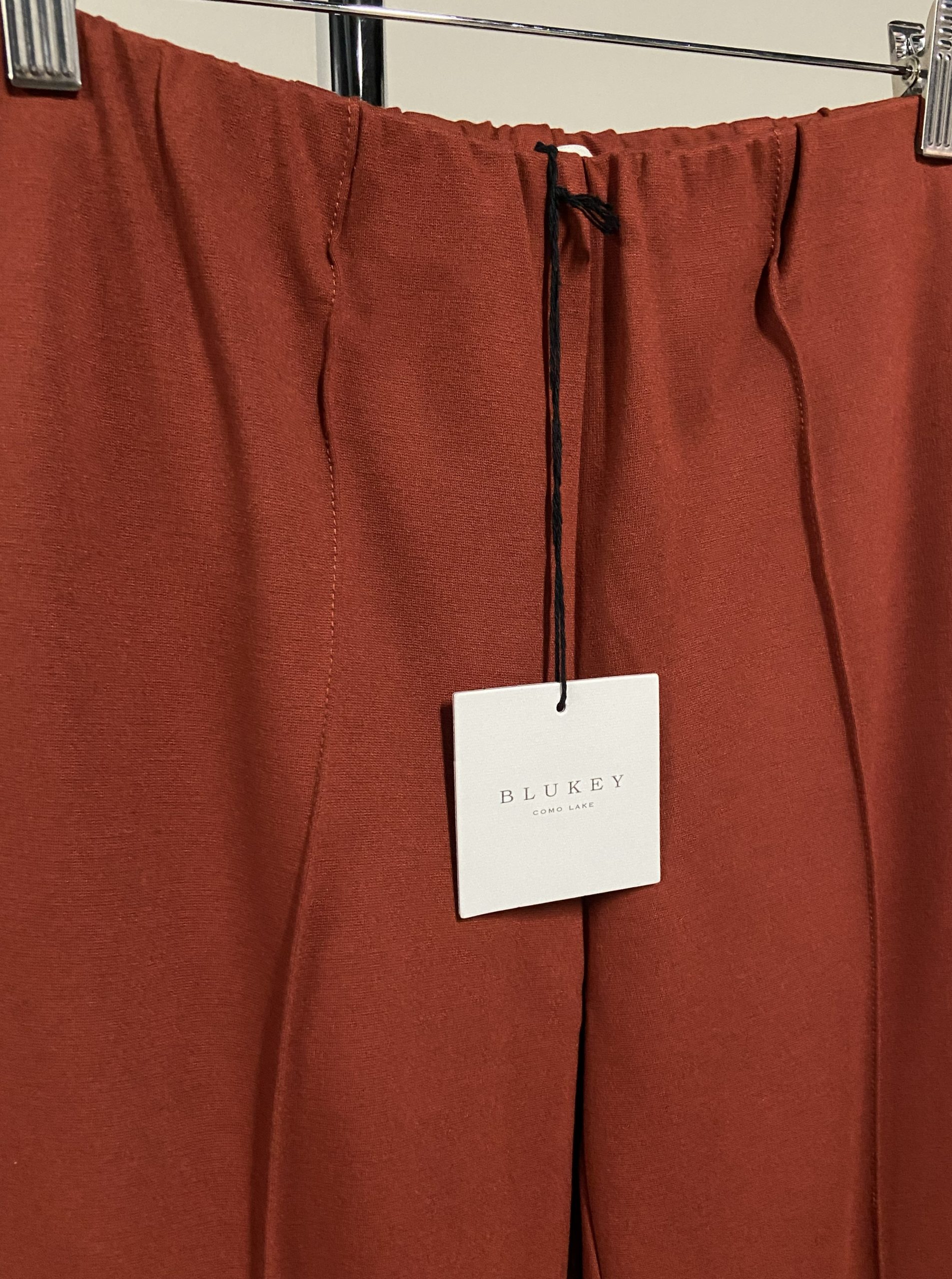 Pantaloni a sigaretta rossi Blukey donna