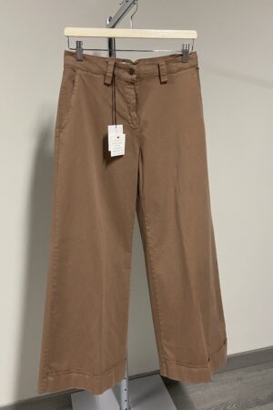 Pantaloni wide leg Blukey beige da donna
