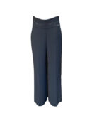 Pantaloni lunghi neri a gamba larga nero Frankie Morello donna