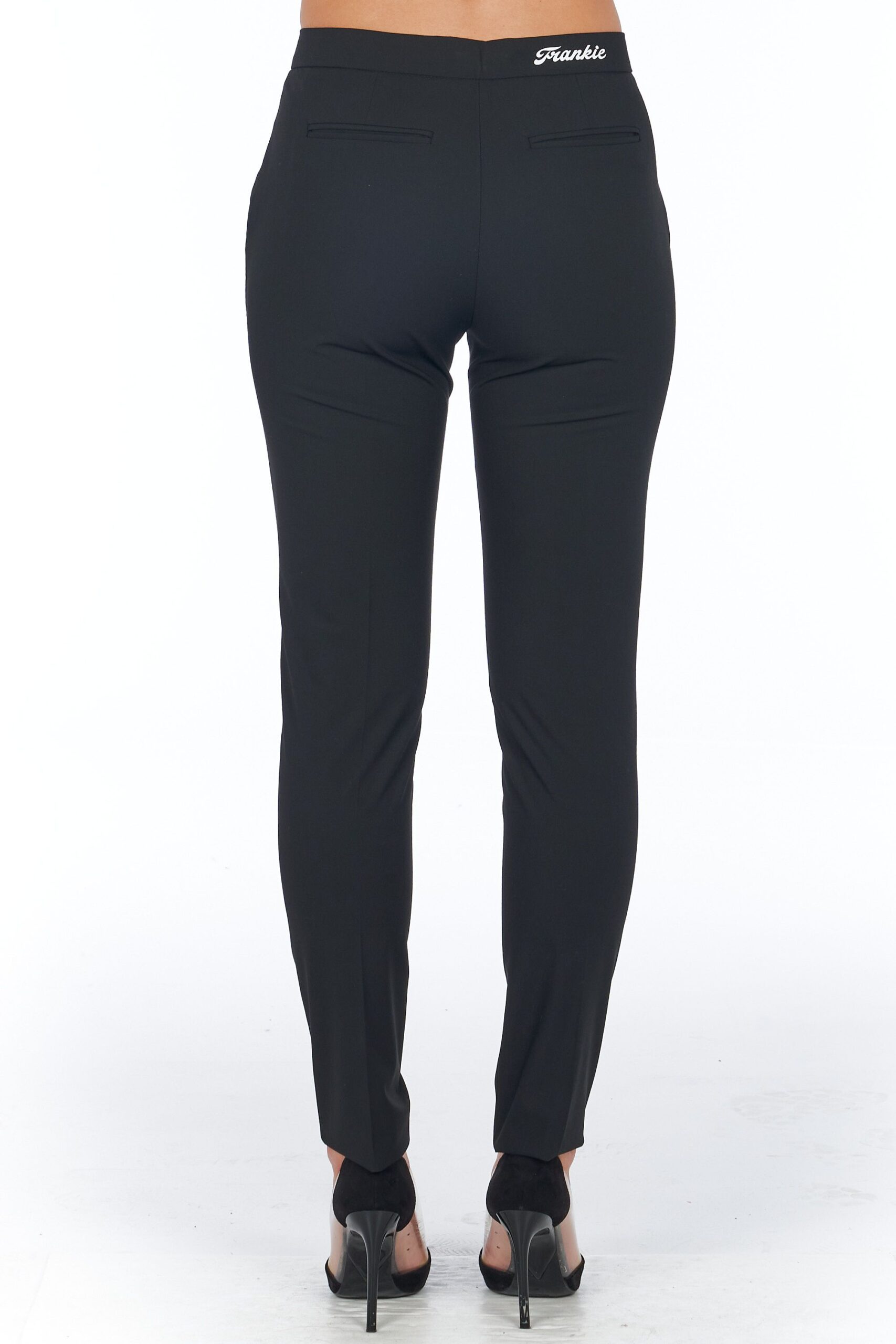 Pantaloni neri a Sigaretta Frankie Morello donna