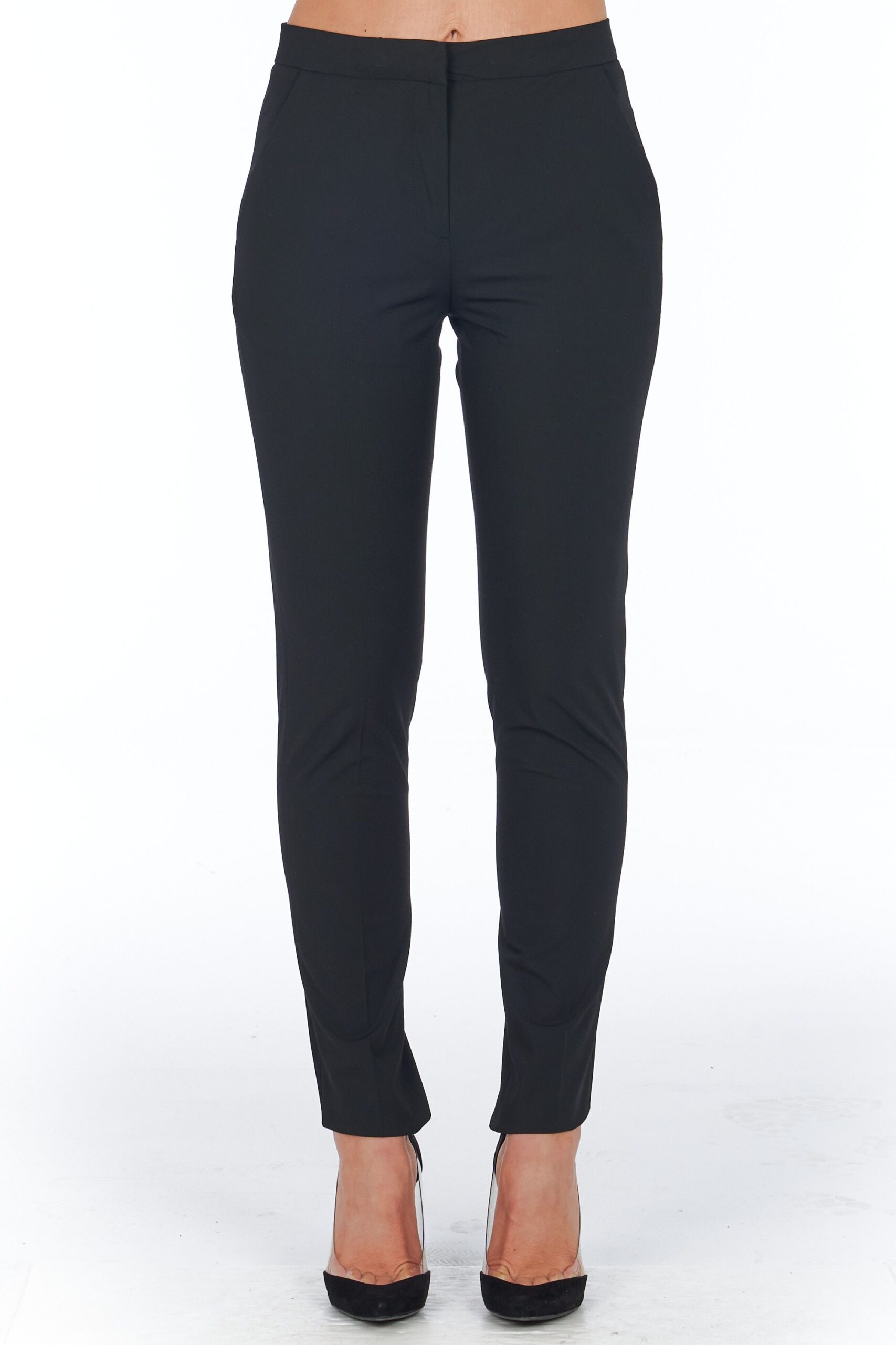 Pantaloni neri a Sigaretta Frankie Morello donna