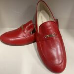 Mocassini rossi Cerruti 1881 donna