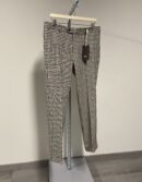 Pantaloni in velluto a coste motivo a quadri Roberto Pepe uomo