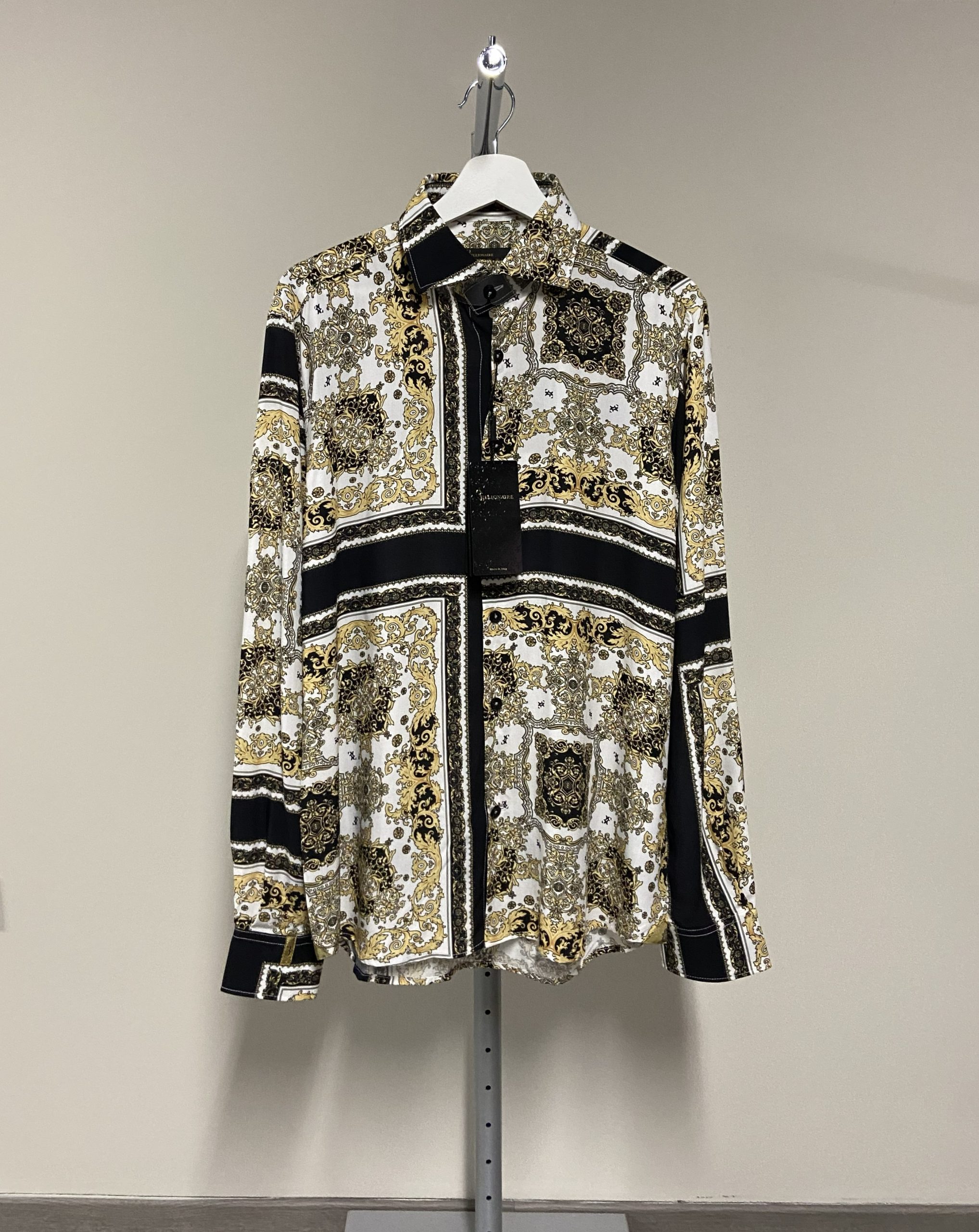 Camicia taglio oro barocco Billionaire uomo