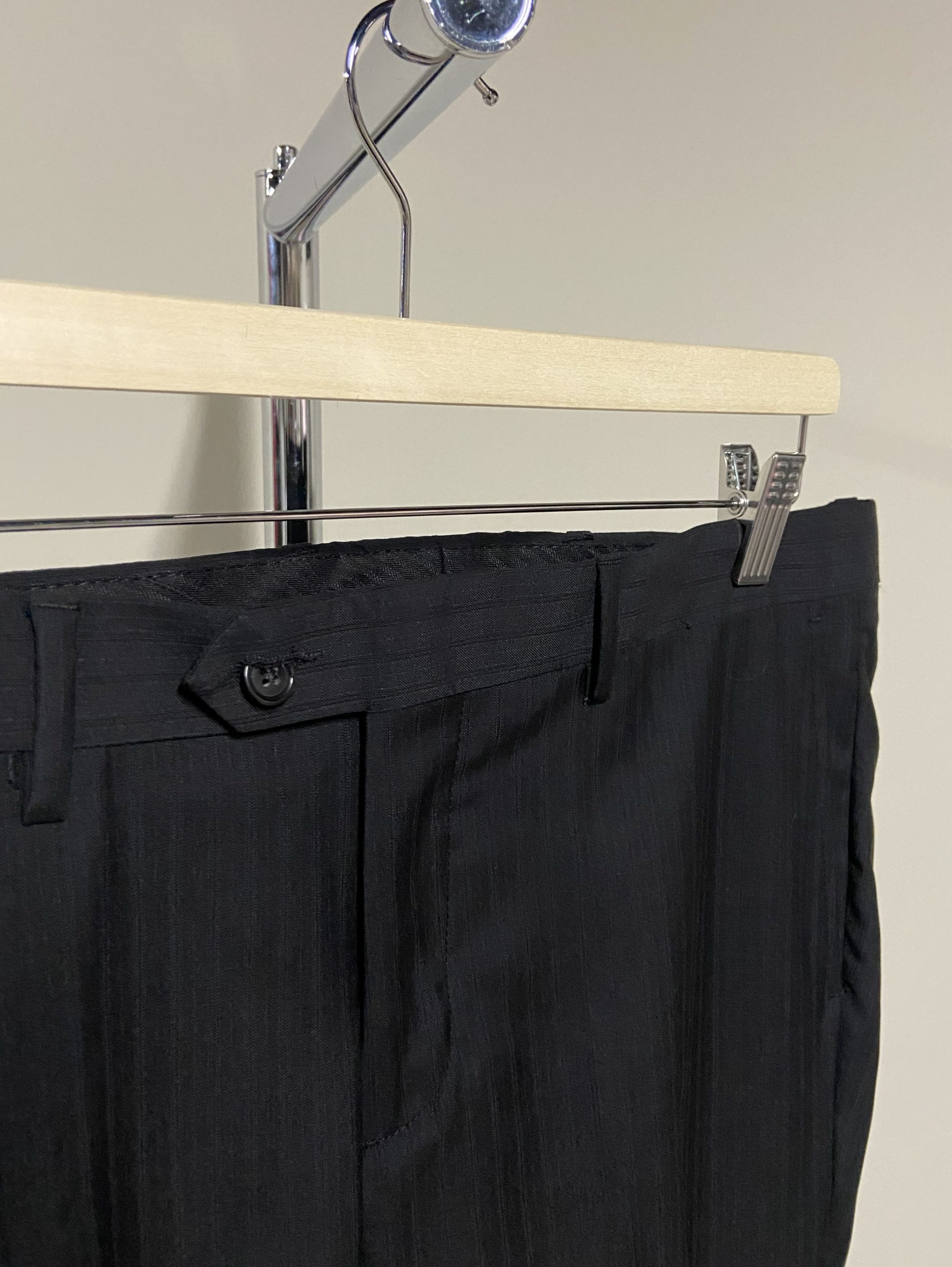 Pantaloni abito nero Trussardi uomo