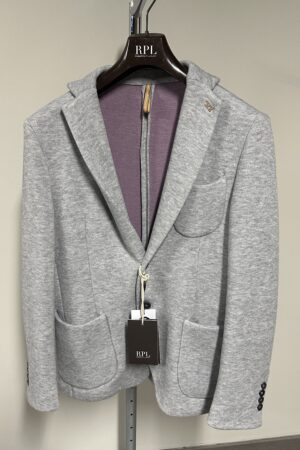 Blazer corto grigio Roberto Pepe uomo