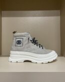 Sneaker alta in tela Grigia Cerruti 1881 donna