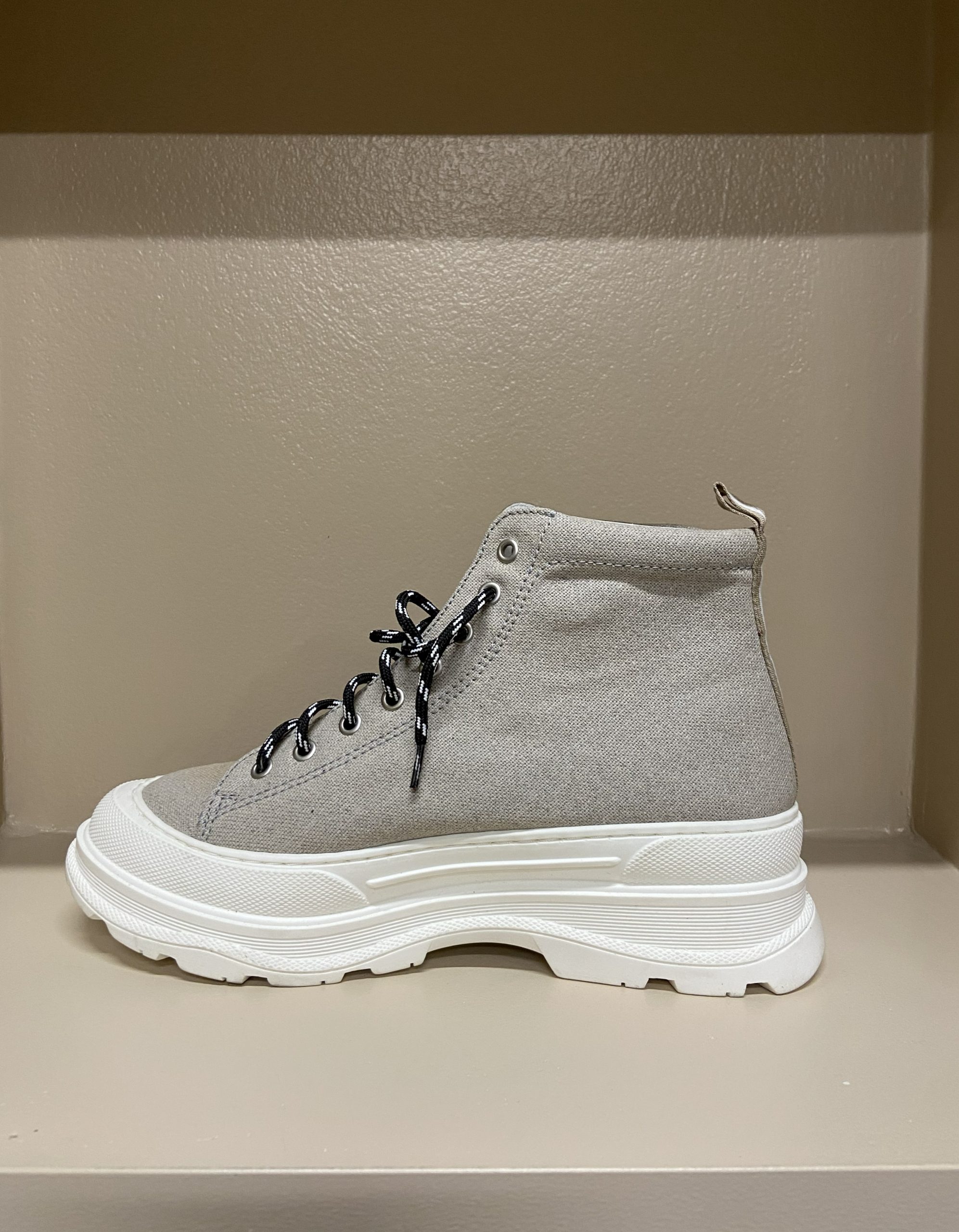 Sneaker alta in tela Grigia Cerruti 1881 donna