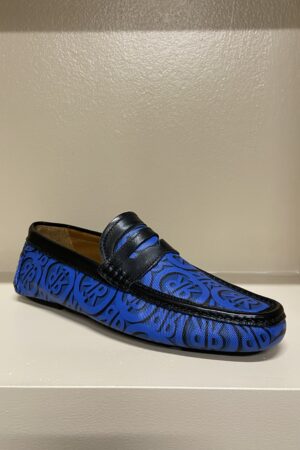 Mocassini blu e neri Cerutti