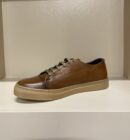Sneakers basse in pelle marrone Roberto Pepe uomo