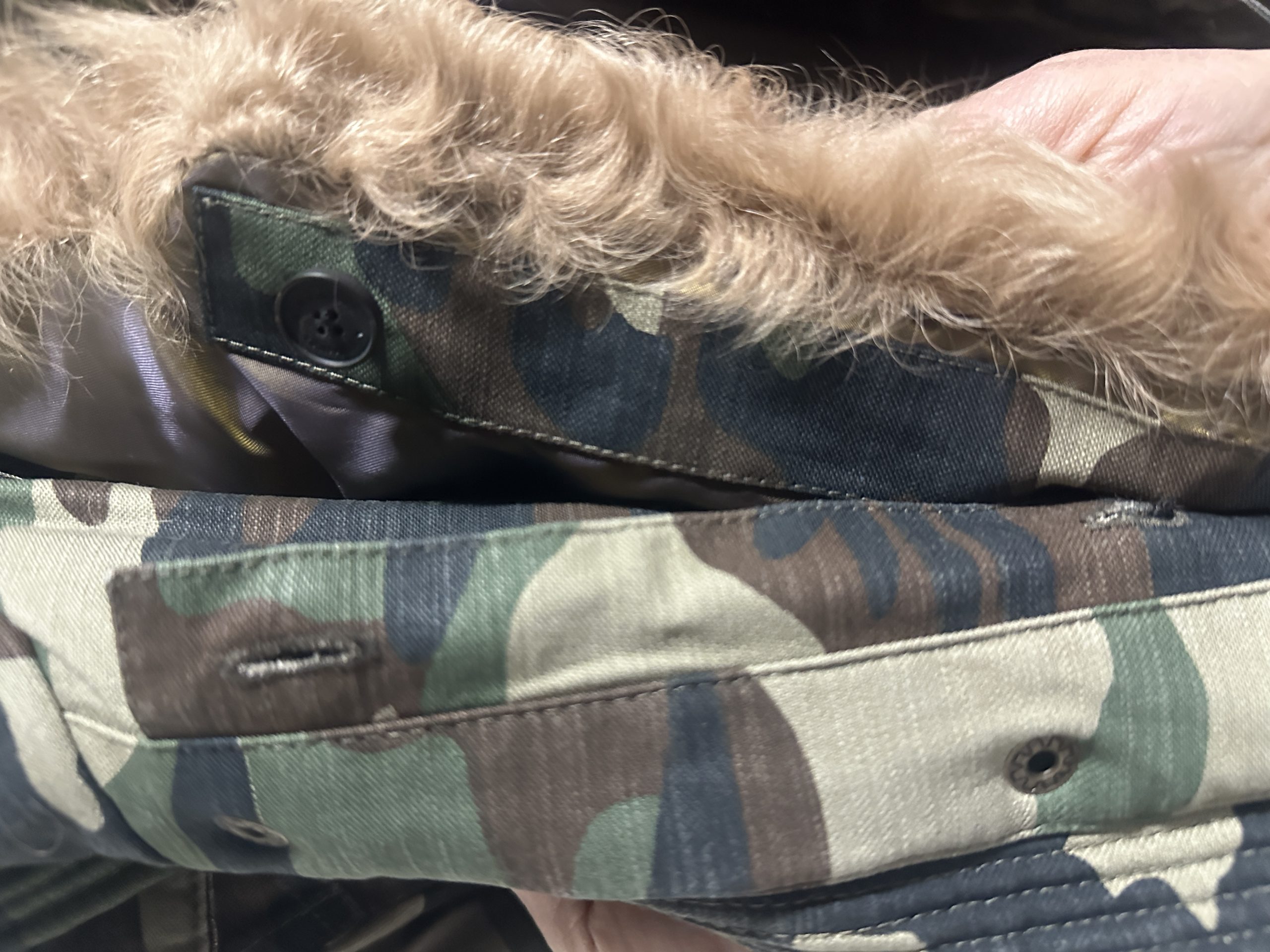 Giubbotto stile militare camouflage Chamonix uomo