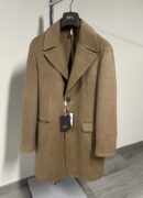 Cappotto beige in misto lana Roberto Pepe uomo