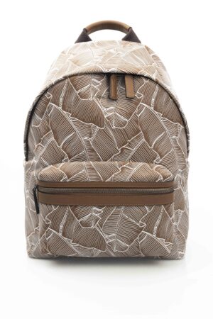 Zaino con palme beige Cerutti