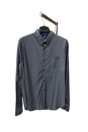 Camicia effetto jeans grigio scuro Cerruti uomo