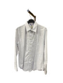 Camicia bianca linee azzurre Cerruti uomo