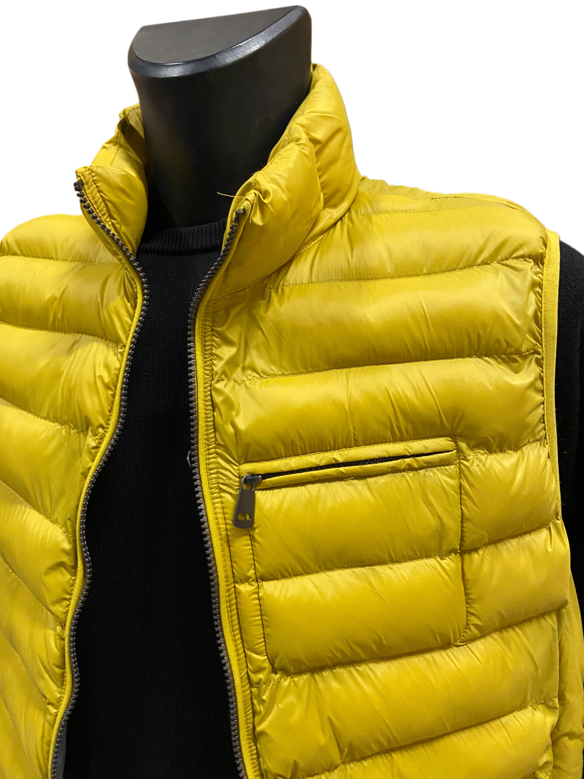Gilet piumino giallo Cerruti uomo