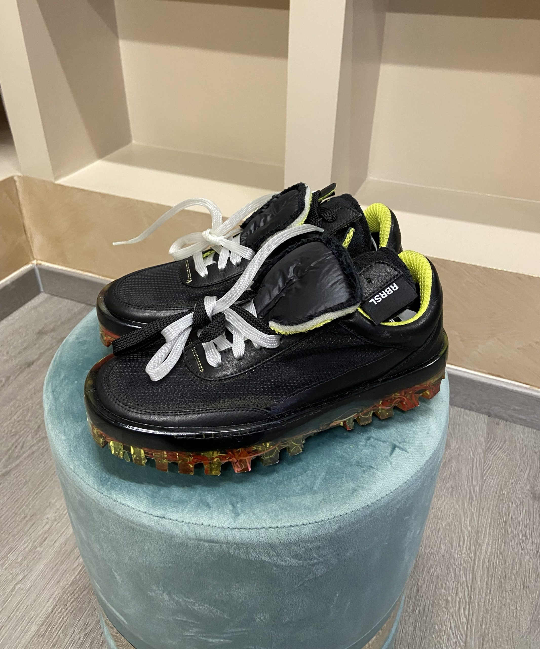 Bold Sneaker nero in tessuto tecnico di RBRSL donna